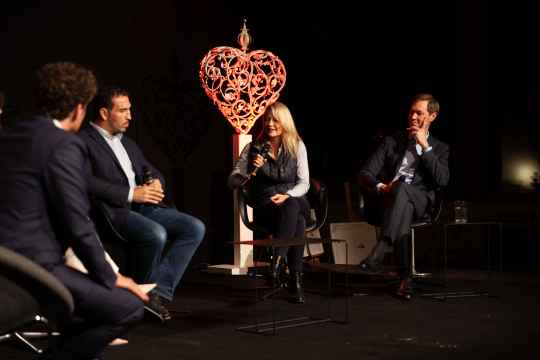 Volker Siegle, Firat Arslan, Alexandra Lohr und Julius van de Laar