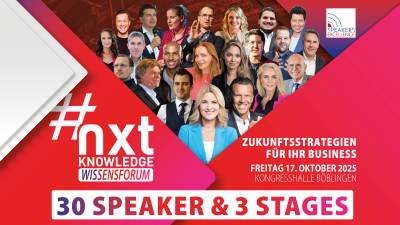 17.10. Speaker Excellence: #nxtKNOWLEDGE Wissensforum Stuttgart