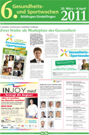 presseartikel gesundheits- und sportwochen 2011